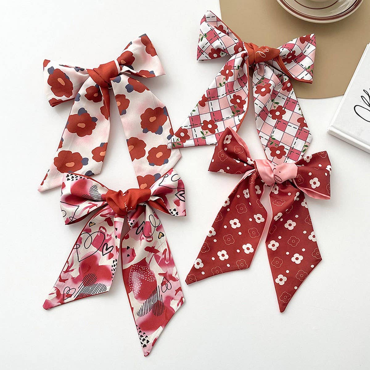 WOMEN'S LONG SILK SCARF FASHION HEADBAND