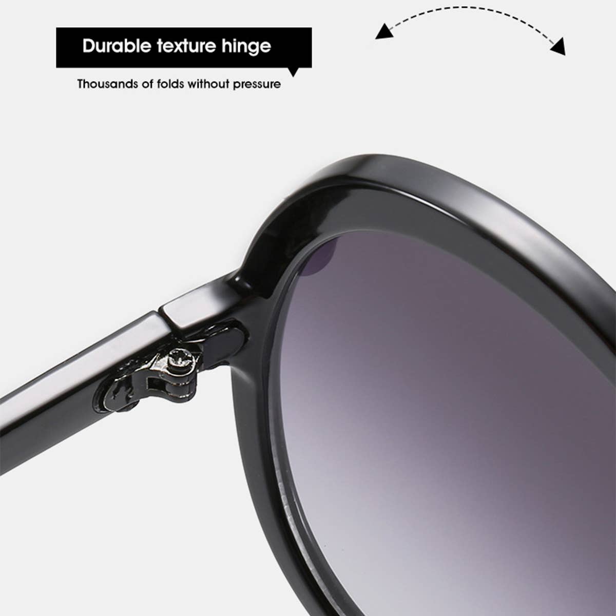 LARGE FRAME TOAD TRENDY T-SHAPE SUNGLASSES WOMEN