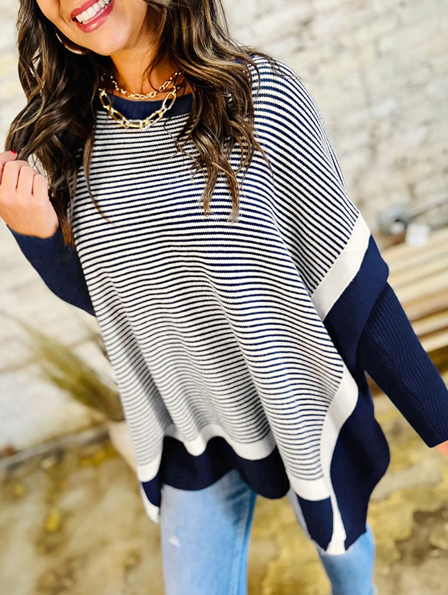 New autumn-winter pullover round neck sweater