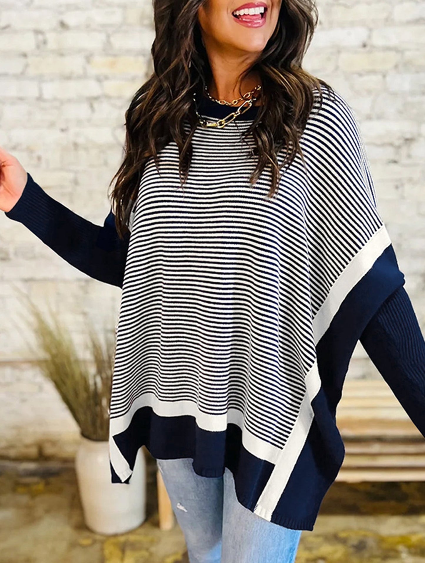 New autumn-winter pullover round neck sweater