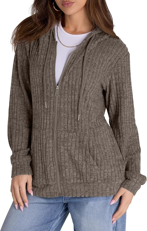 LONG SLEEVE SOLID COLOR PIT STRIP WOOLEN HOODIE