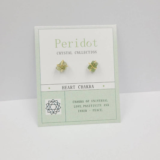 NATURAL STONE FOUR CLAW EARRINGS