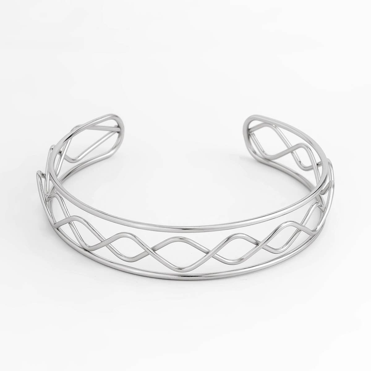 FASHIONABLE HIGH-END CROSS OUTLINE NECKLACE