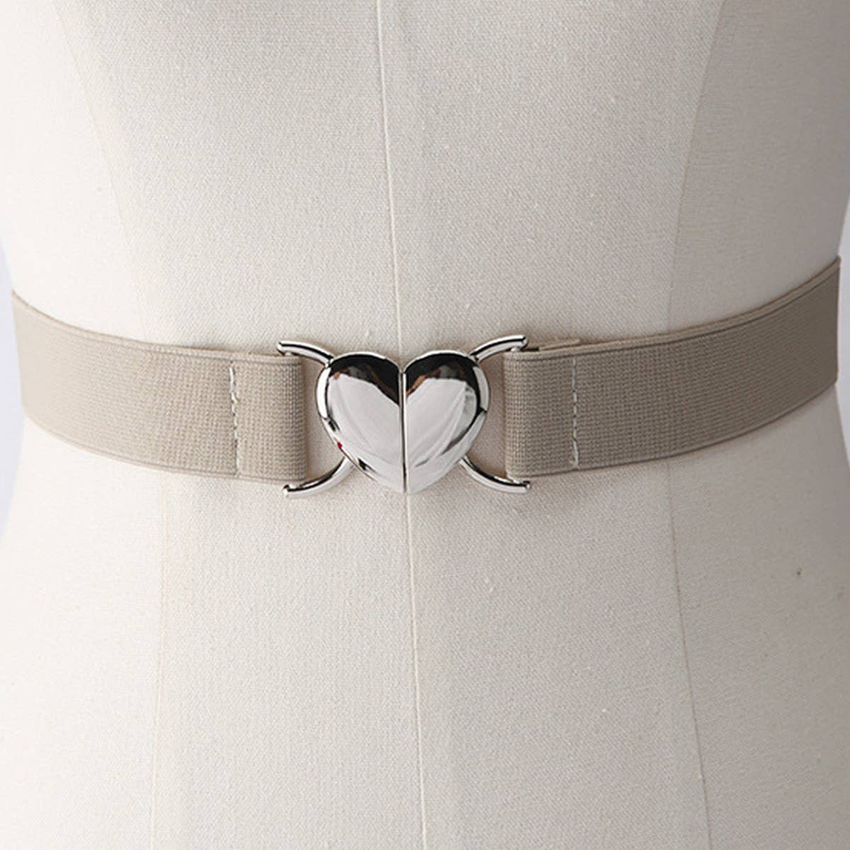 CWABE0562_LOVE BUCKLE ELASTIC BELT