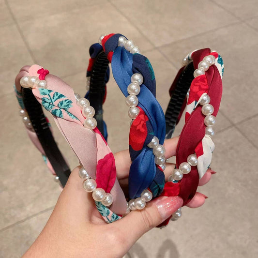 2024 NEW PEARL FLOWER HAND-WOVEN HEADBAND_CWAHA1704