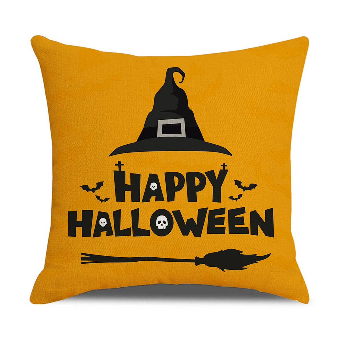 HALLOWEEN GHOST FACE PUMPKIN PILLOWCASE