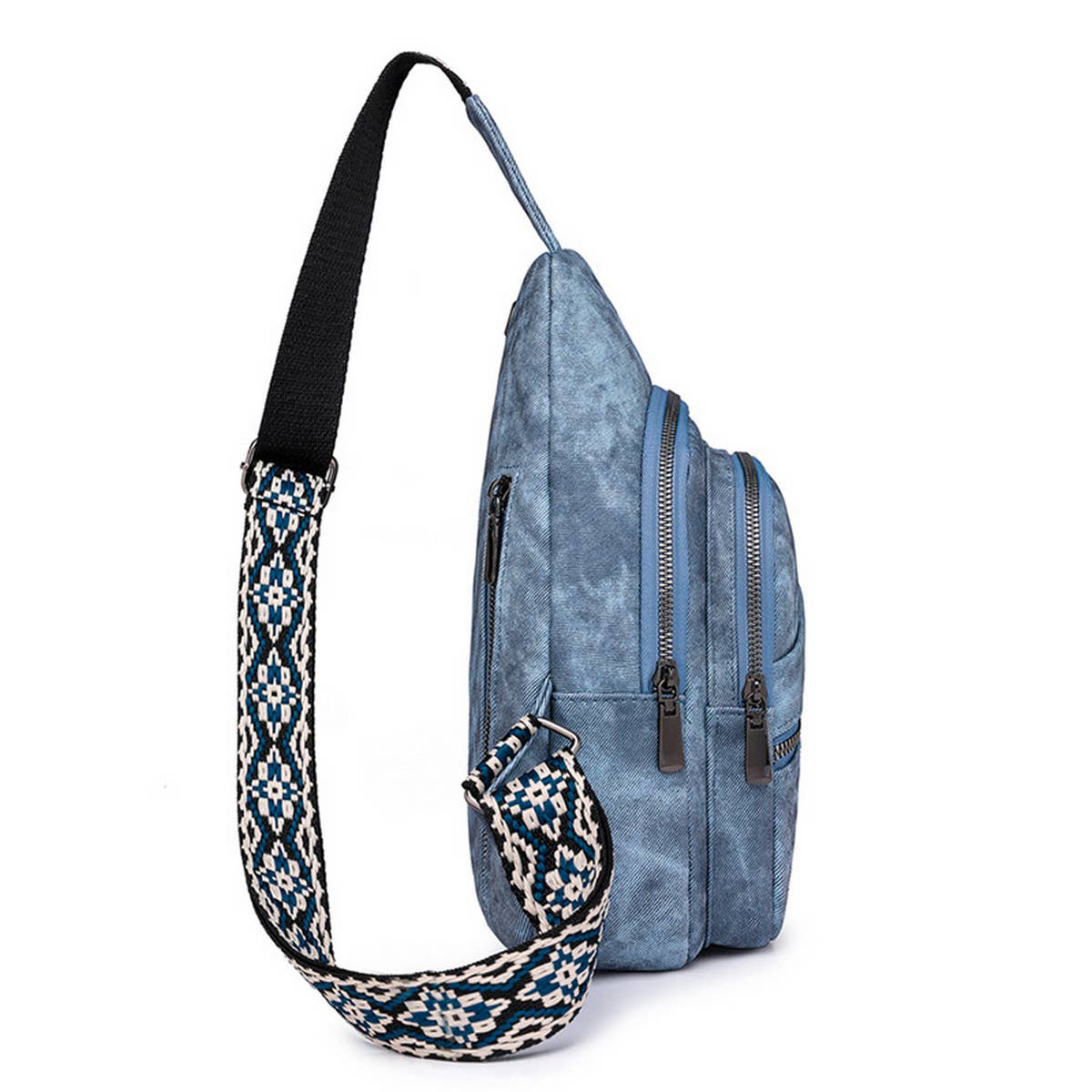 SIMPLE LIGHTWEIGHT SPORTS SHOULDER MESSENGER BAG_CWAB2712