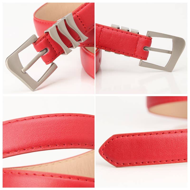 Fashionable retro simple high-end women's belt