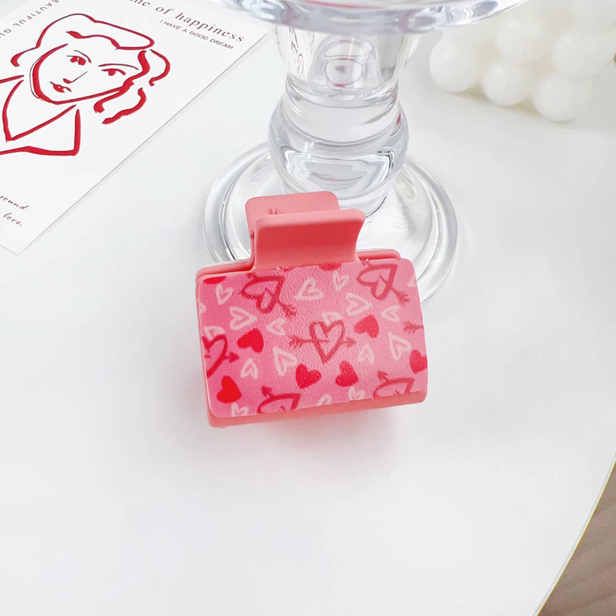 Romantic love plastic hairpins Valentine's Day