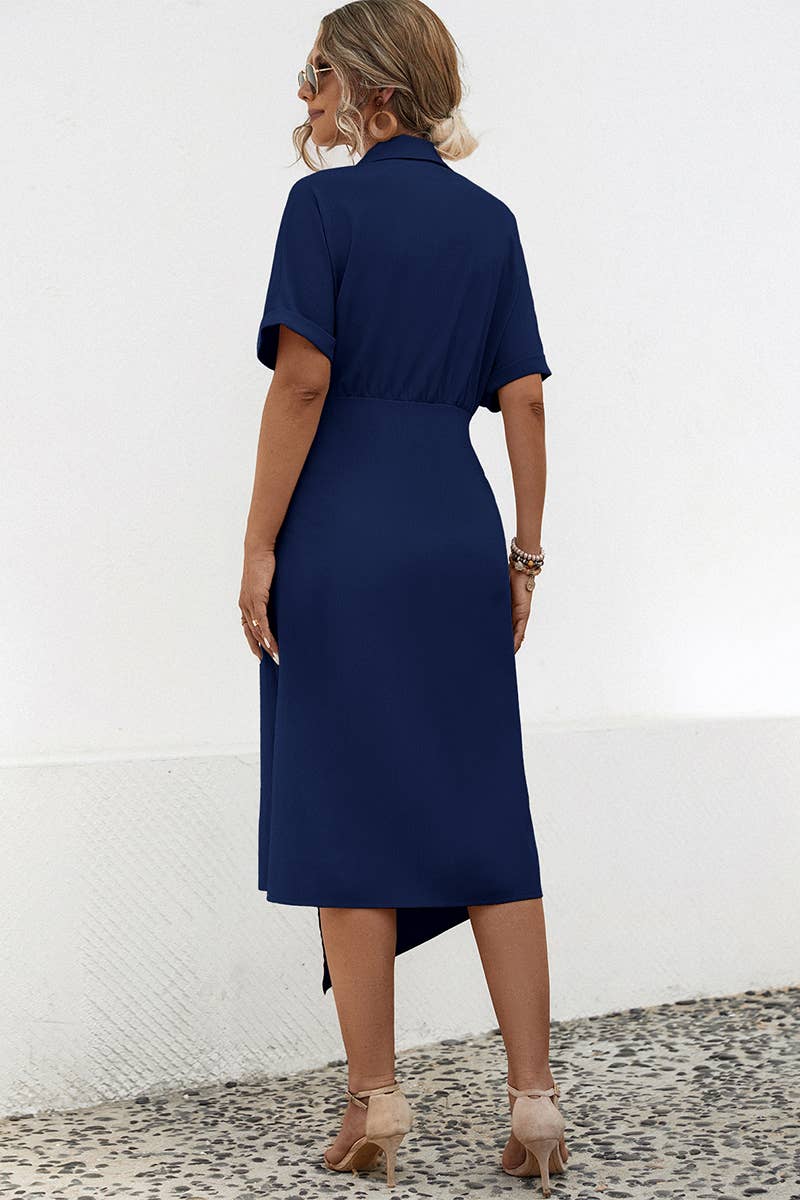 CWDTD0405_NEW SPRING AND SUMMER SHORT SLEEVE DRESS