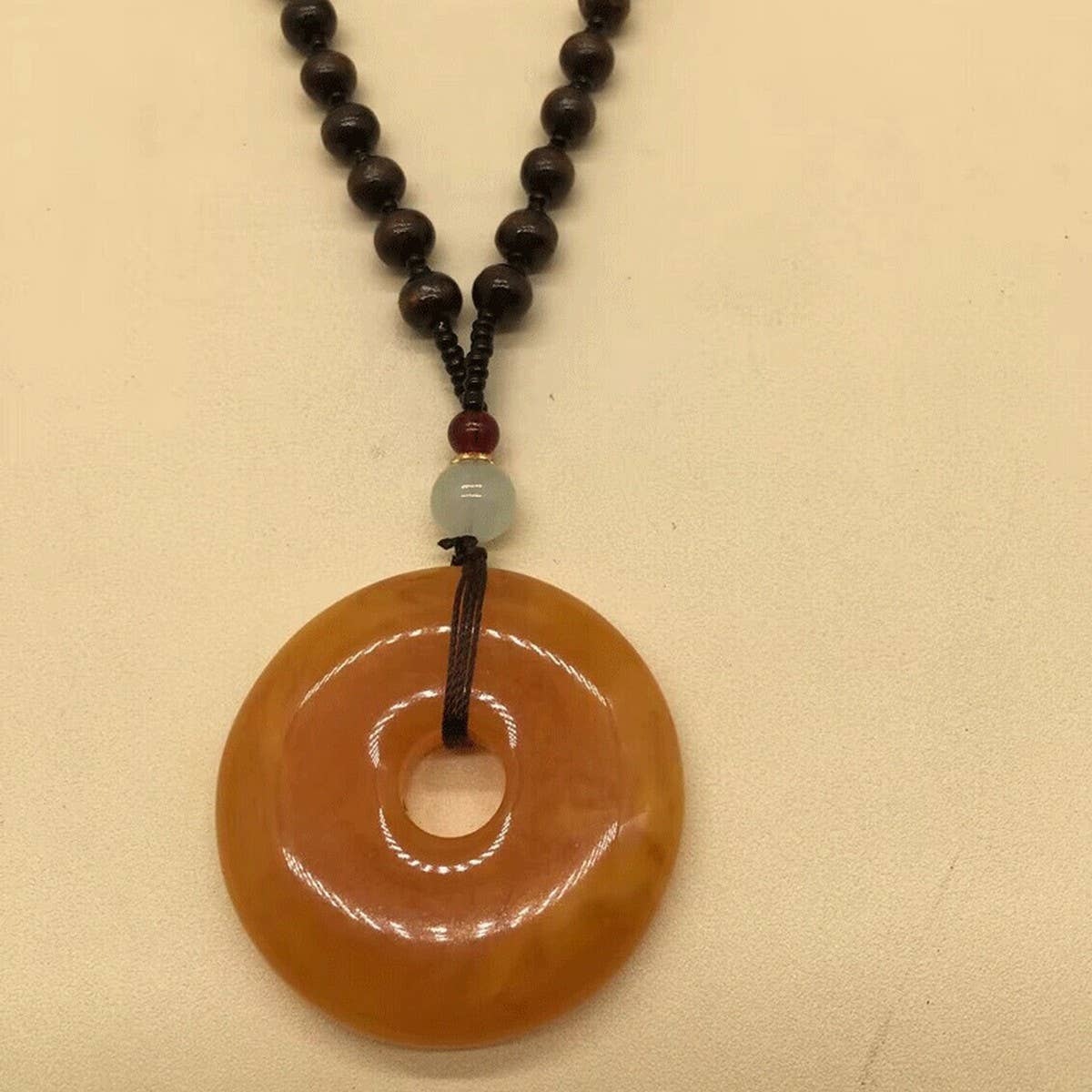 ETHNIC CHICKEN FAT YELLOW SWEATER CHAIN