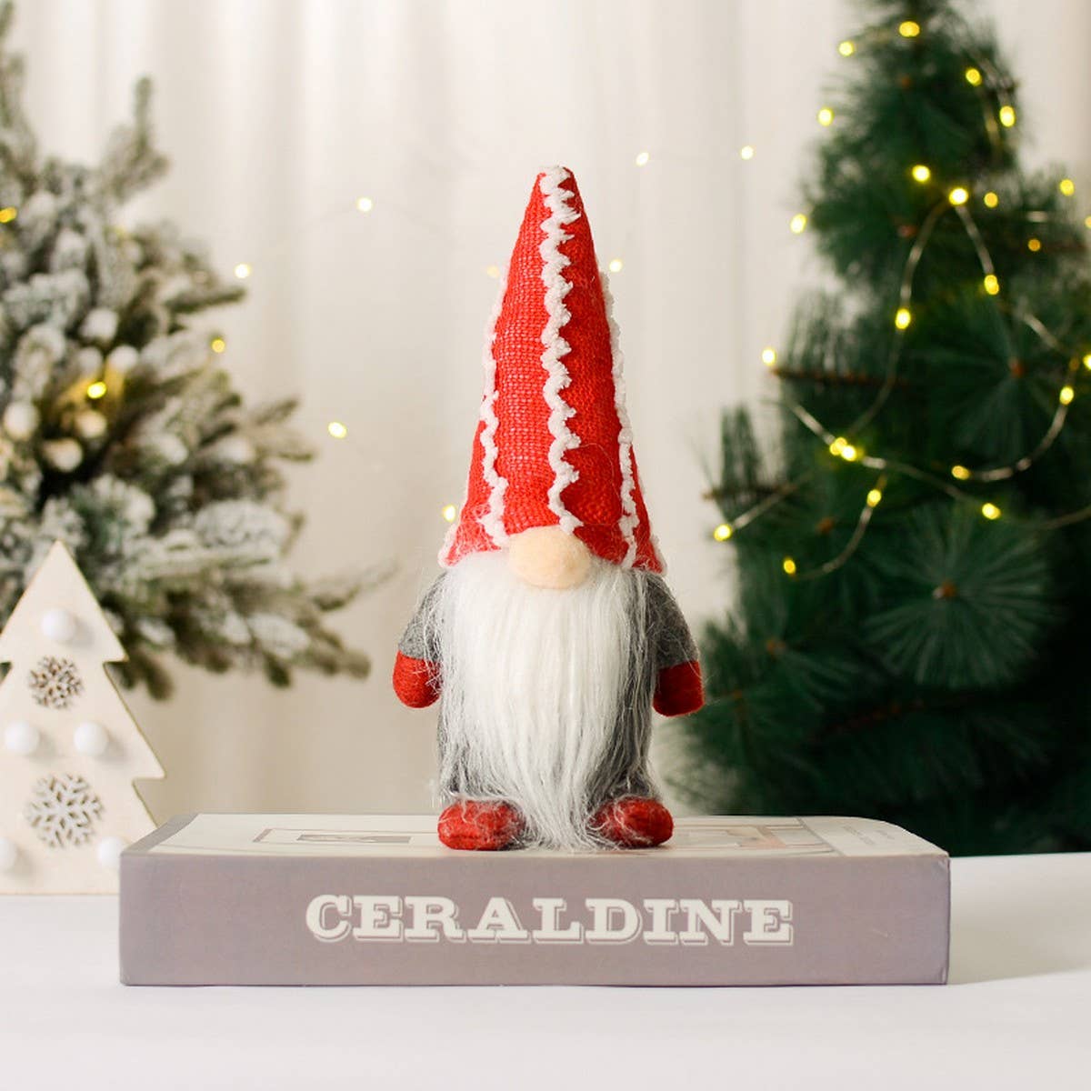 CHRISTMAS DECORATIONS HEART RUDOLPH ORNAMENTS