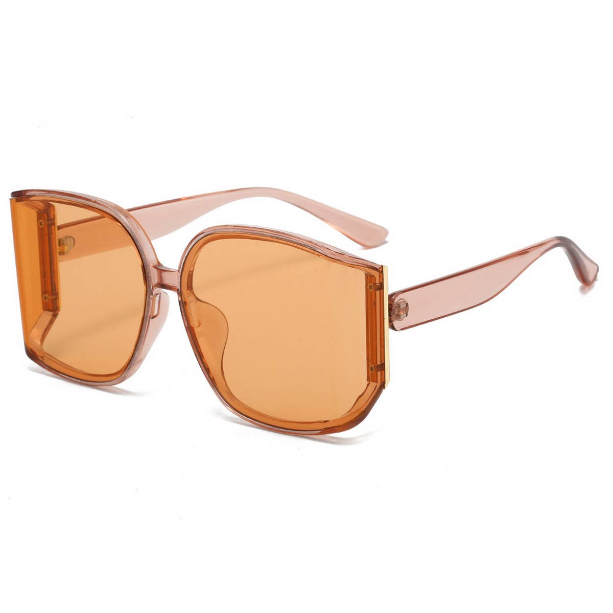 ANTI-UV LARGE FRAME POLYGONAL CURVED SUNGLASSES_CWASG0392