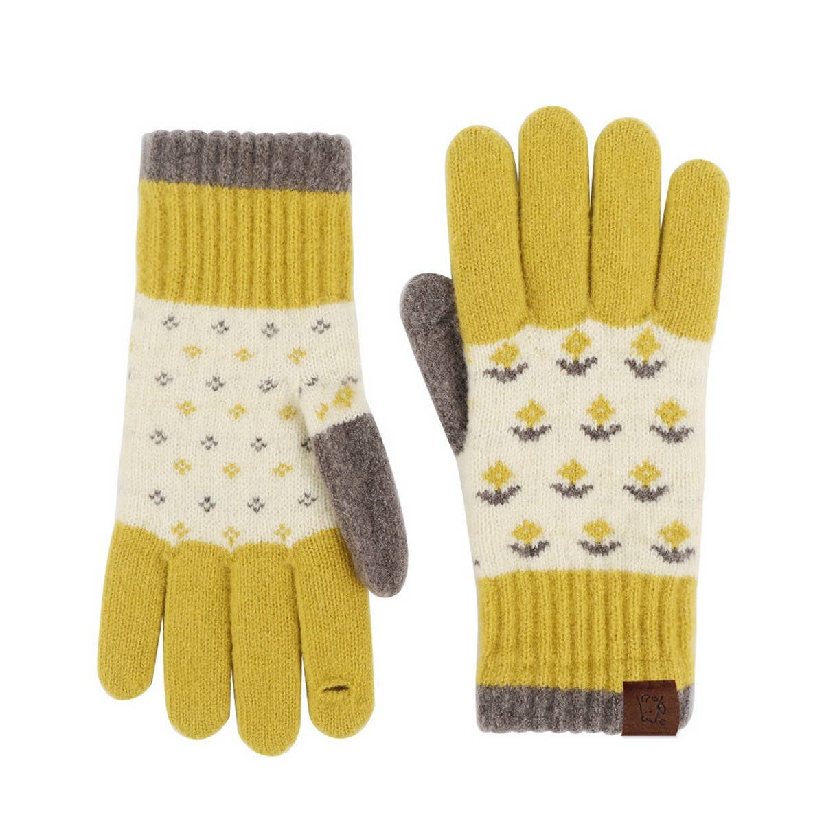 Self-Heating Knit Gloves ? Cute & Warm Design_CWAG0373