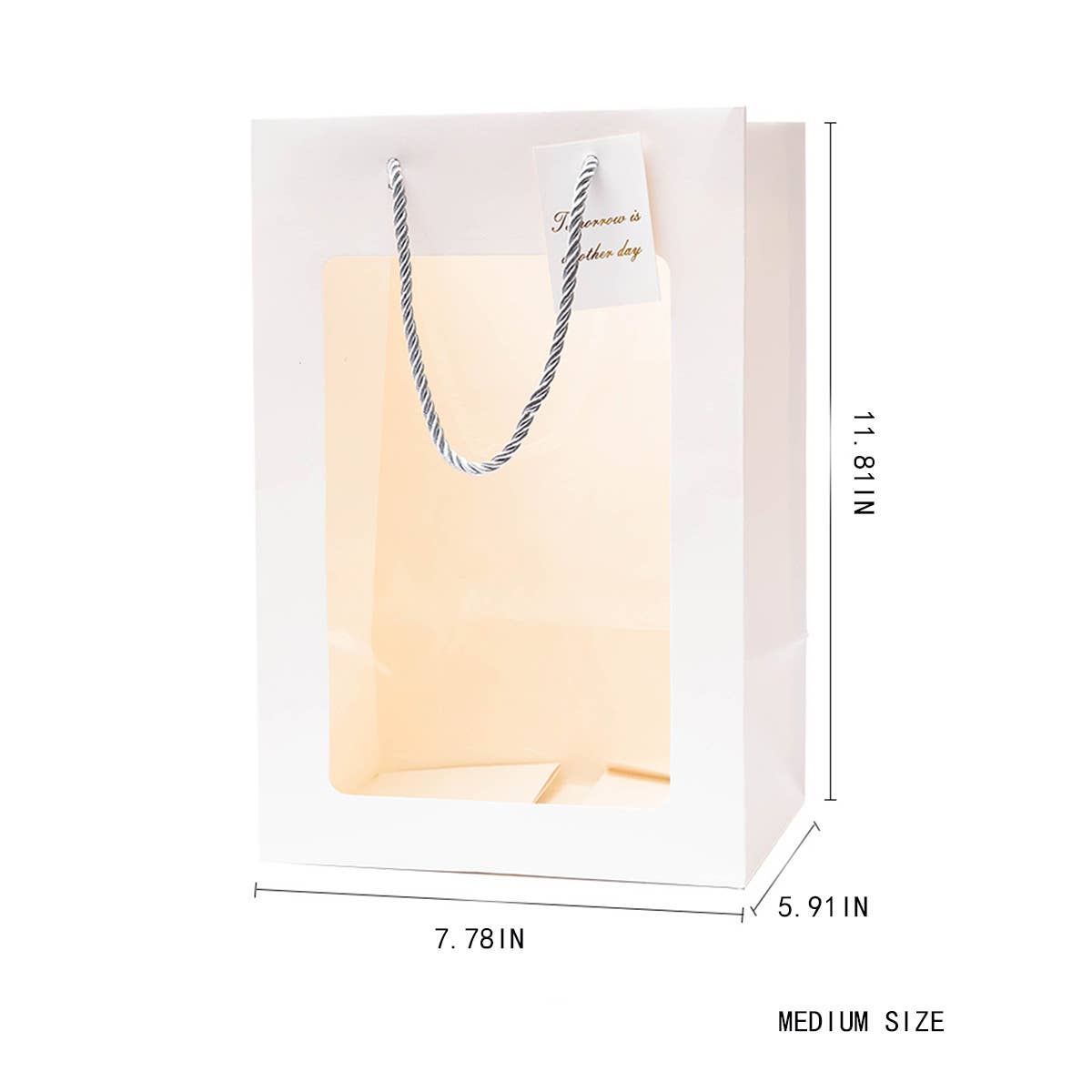 BOUQUET FLOWERS TOTE BAG SOUVENIR BAG GIFT BAG_CWMM1030