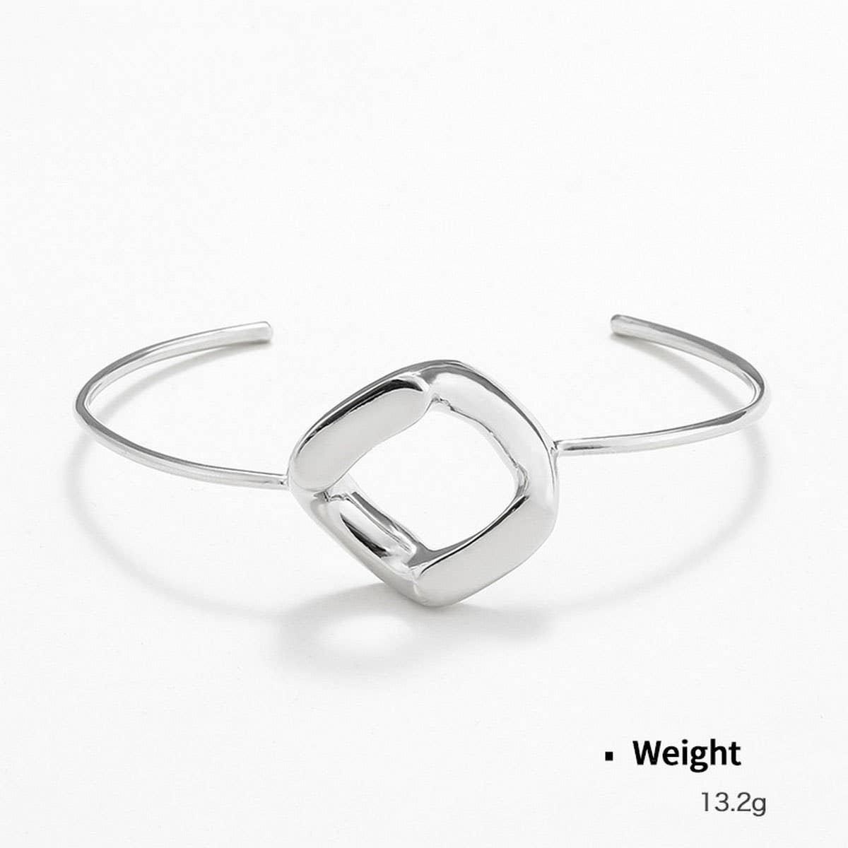 GEOMETRIC LINK PENDANT NECKLACE JEWELRY SET