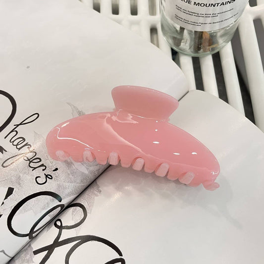 CWAHA5130_SOLID JELLY COLOR SIMPLE DOPAMINE HAIRPIN