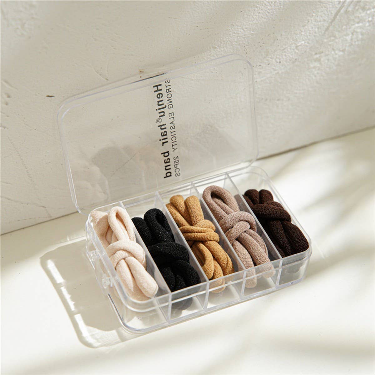 1BOX/25PCS ELASTIC HAIR TIES CANDY COLOR HAIRBANDA_CWAHA1109