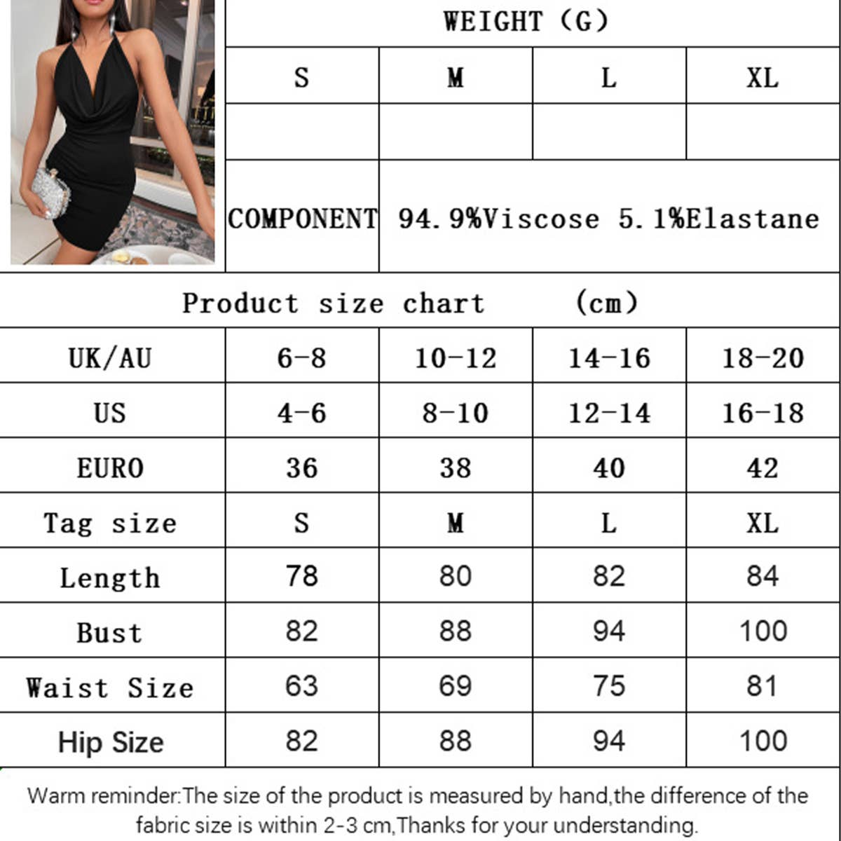 V-neck party solid color short halter dress