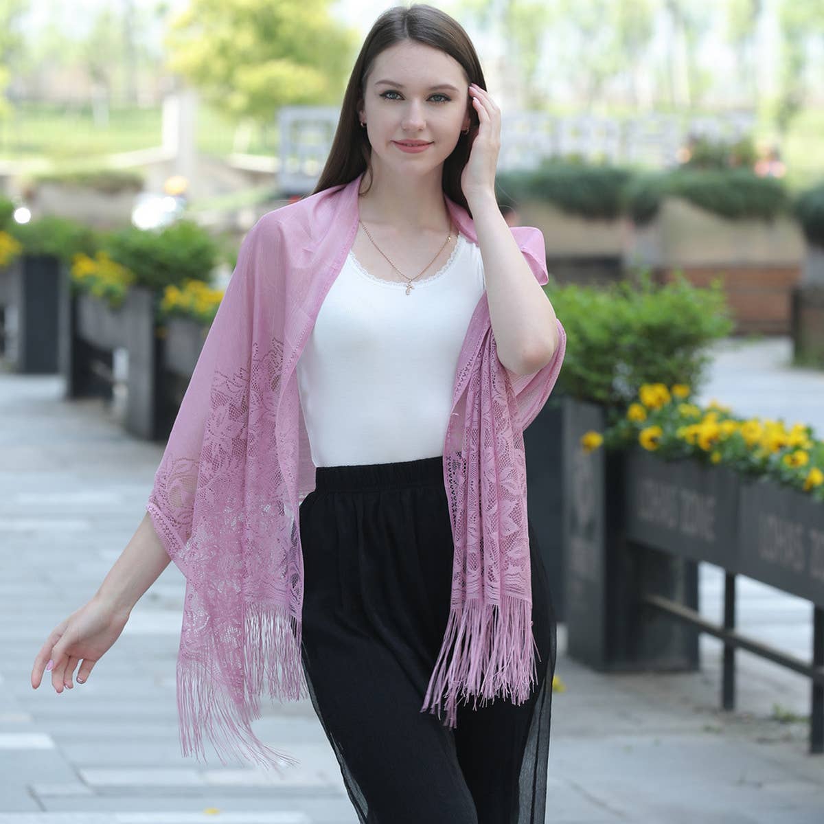 Lace Shawl for Women ? Evening & Casual Wrap