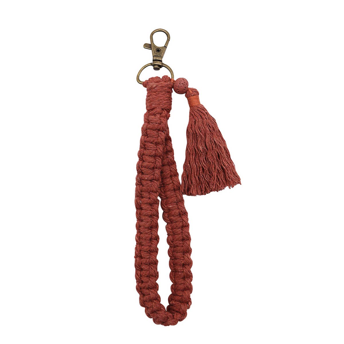 MOBILE PHONE HANGING TASSEL BRAIDED KEYCHAIN