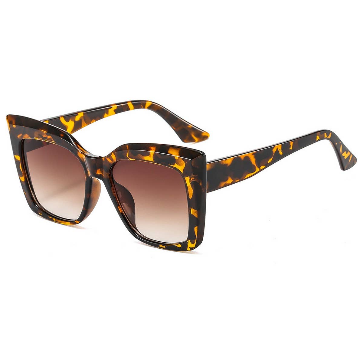 Retro Cat Eye Ocean Lens Sunglasses Unisex_CWMM8401