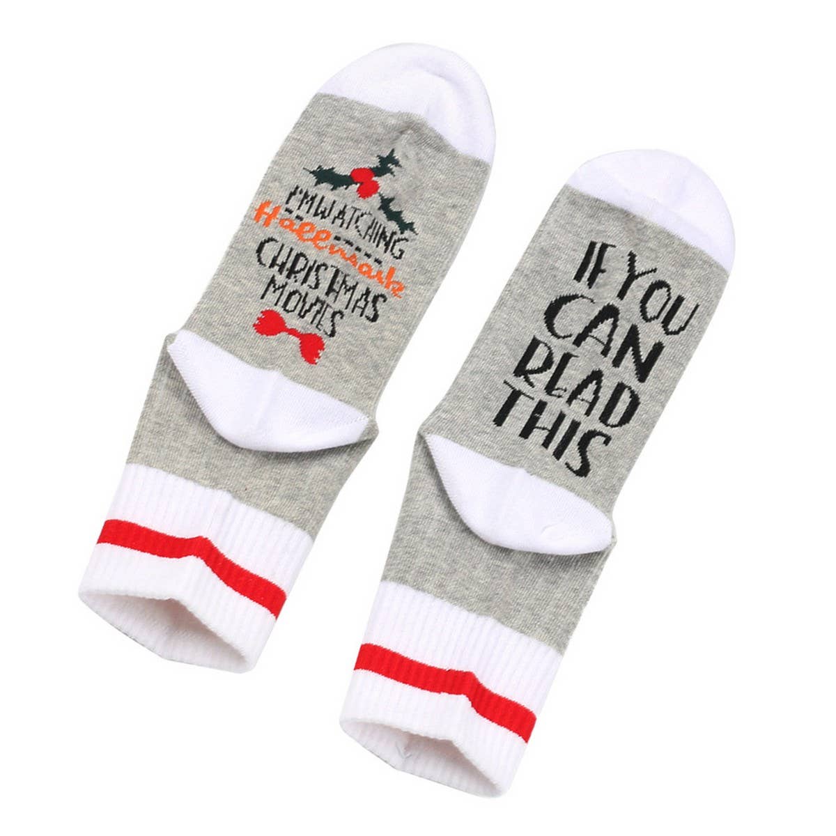 CWMS02717_CHRISTMAS CASUAL CREW SOCKS UNISEX