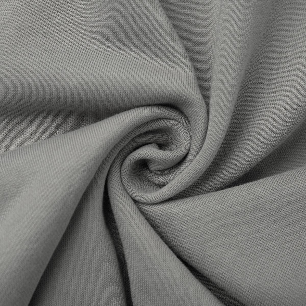 Loose and elastic waist five-inch sweatpants