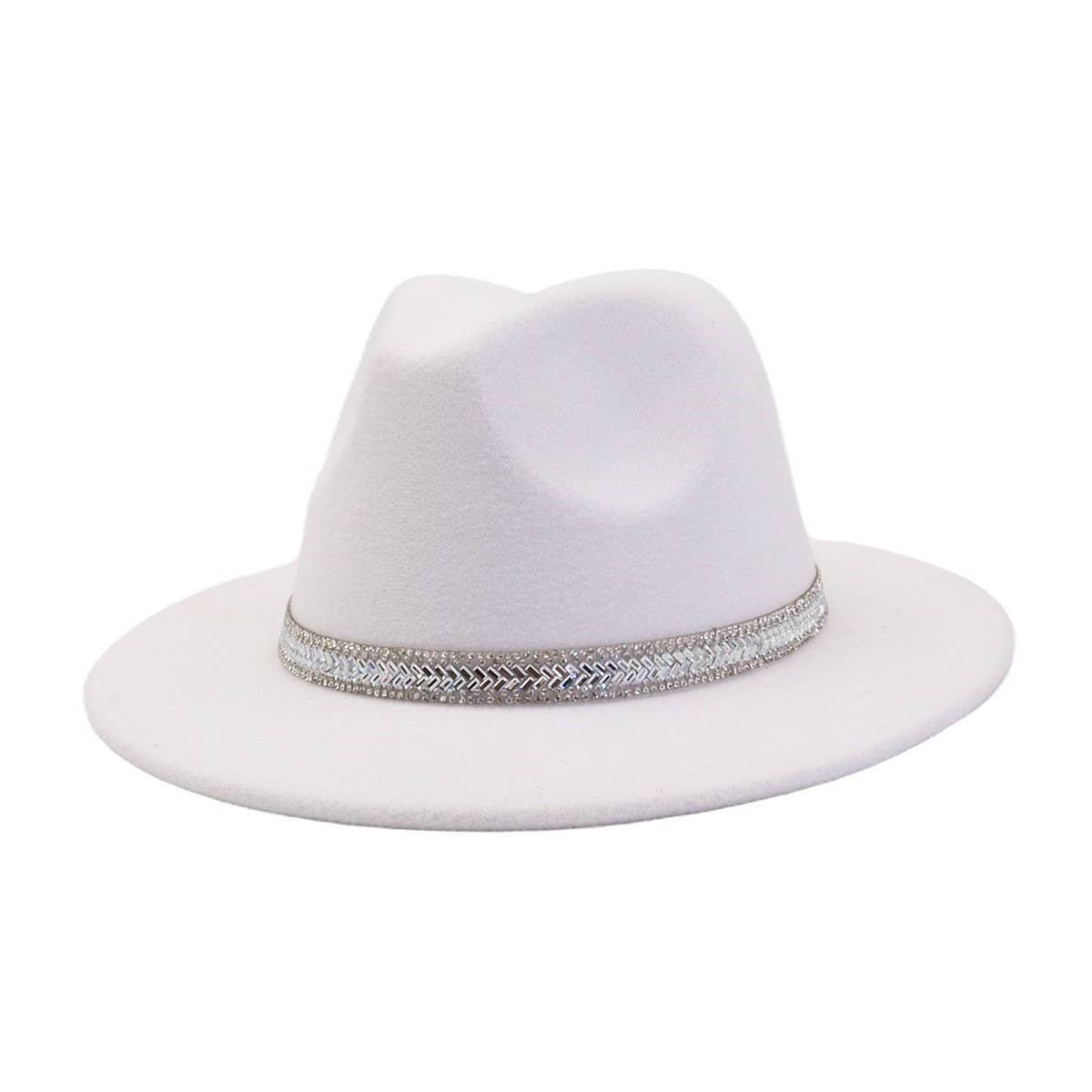 British Style Wool Fedora Hat Unisex Retro Hat_CWAH04391