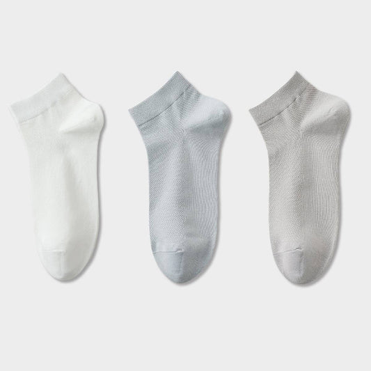 CWMS2451_MEN'S SPRING SIMPLE SUMMER MESH BOAT SOCKS