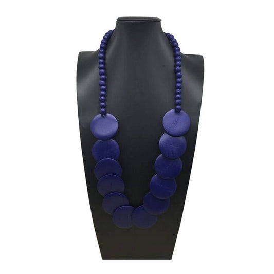 BOHEMIAN RETRO LARGE DISC BEADED NECKLACE_CWMM4574