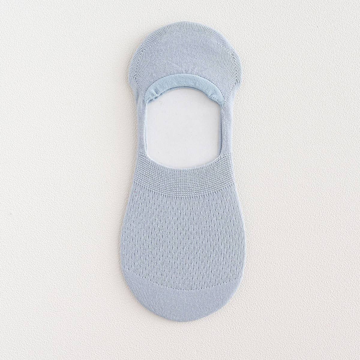 Mesh  Solid No Show Socks For Breathable Summer