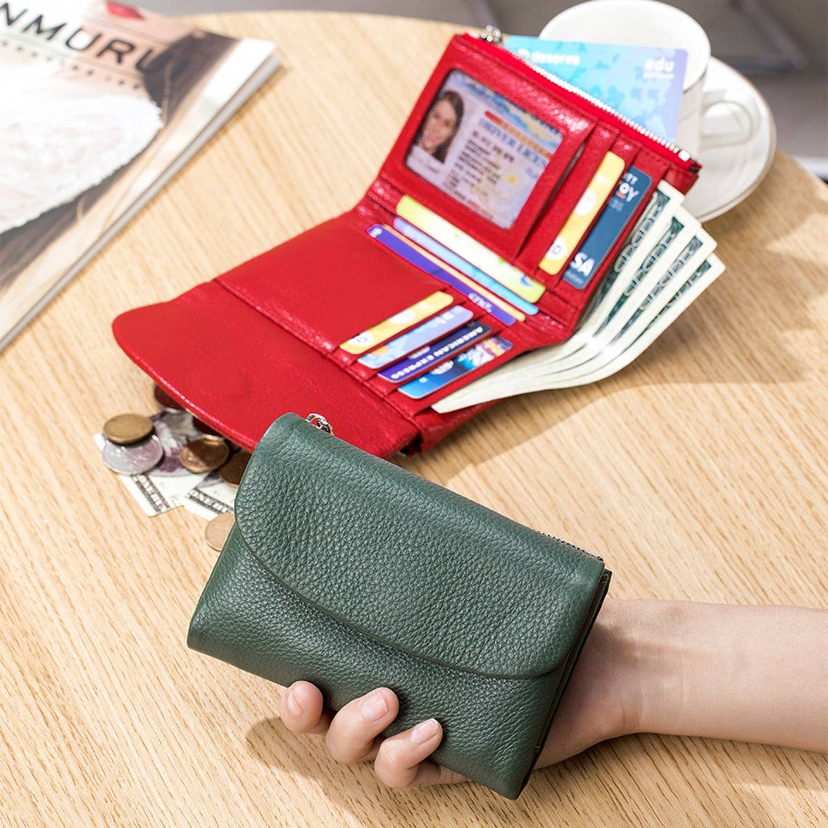 LARGE CAPACITY SHORT FASHION LEATHER WALLET_CWAB3743