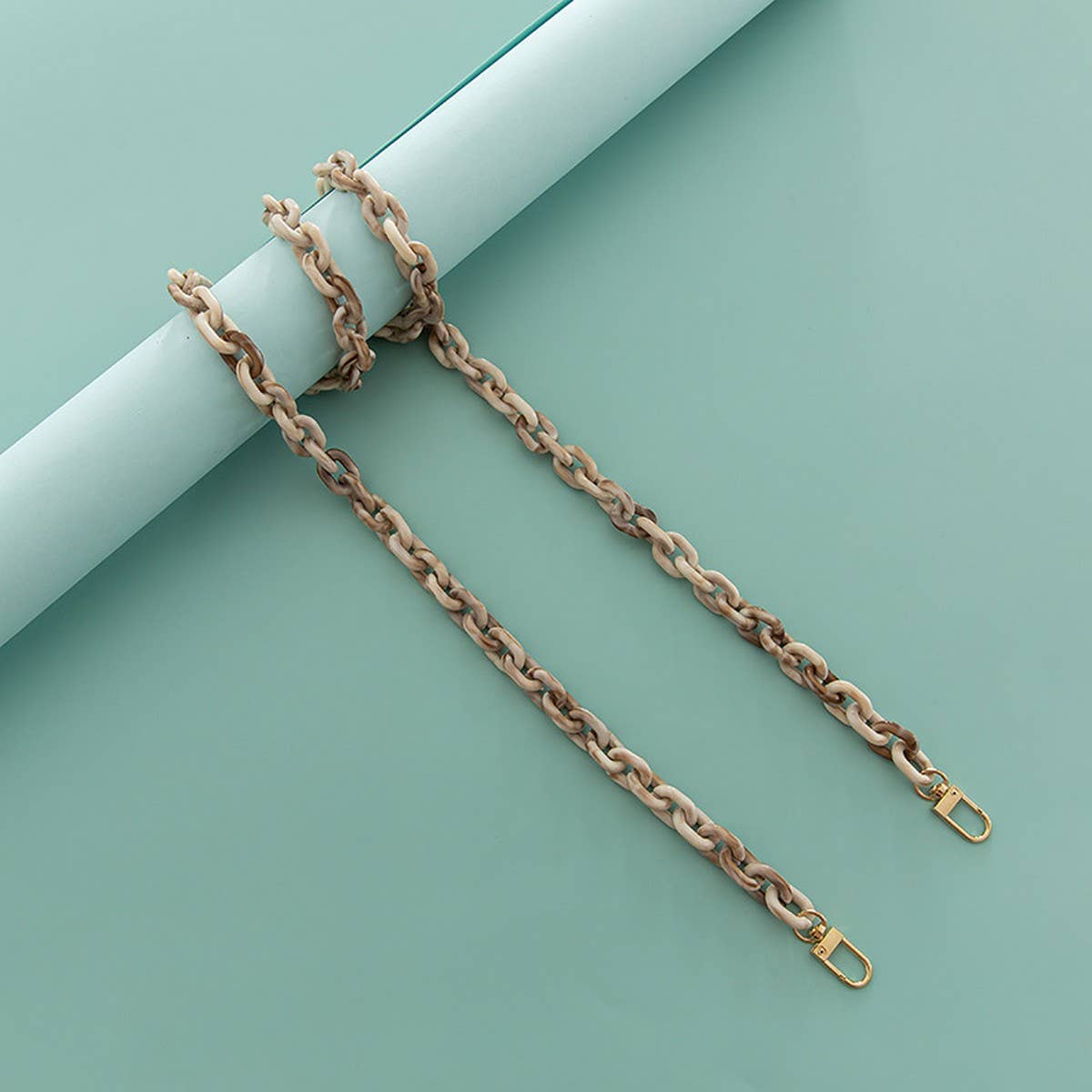 47.24" Jelly Crystal Clear Chain Bags Strap_CWMM5069