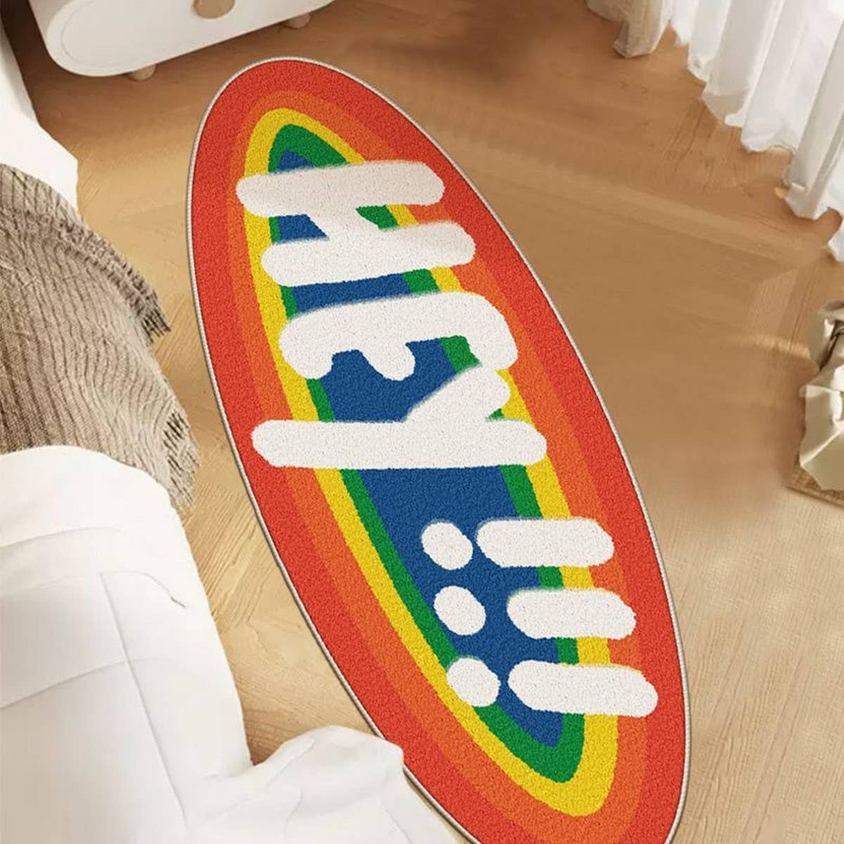 Rainbow Dopamine Rug, Trendy Room Makeover Mat_CWMM7508