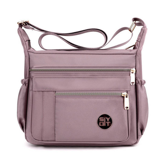 LARGE CAPACITY NYLON SHOULDER CROSSBODY BAG