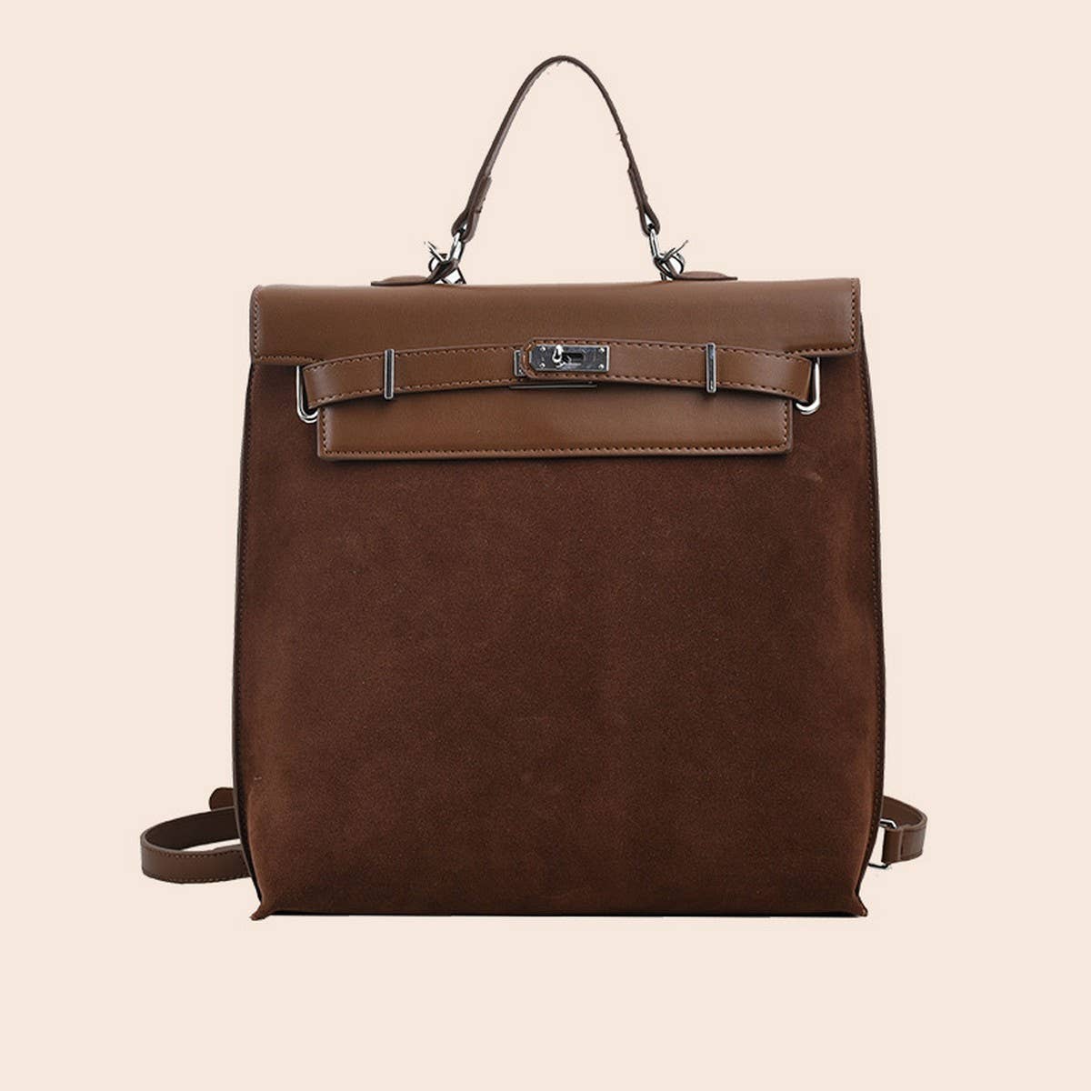 VINTAGE CASUAL PU LEATHER BACKPACK FOR WOMENS_CWAB1789