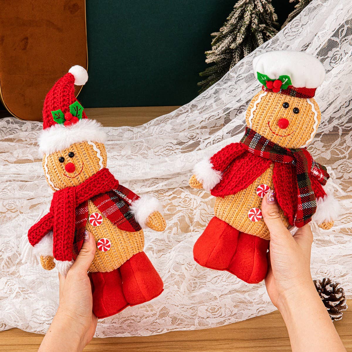 CWMM9402_CHRISTMAS GINGERBREAD MAN CREATIVE DECORATION