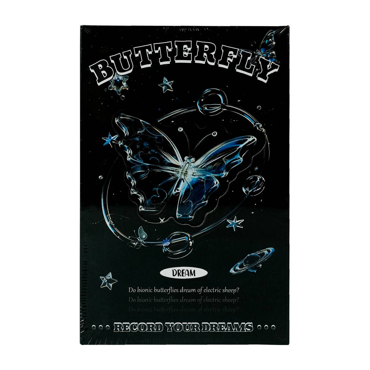 DREAM BODY BUTTERFLY PORTABLE TRIFOLD NOTEBOOK