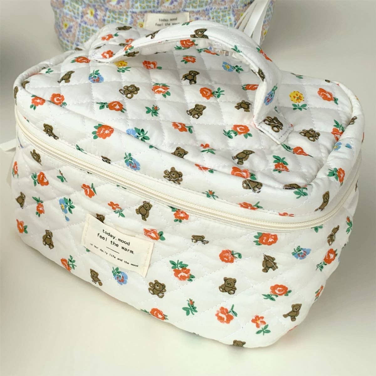 SIMPLE AND LOVELY CANVAS COSMETIC BAG_CWAB1041