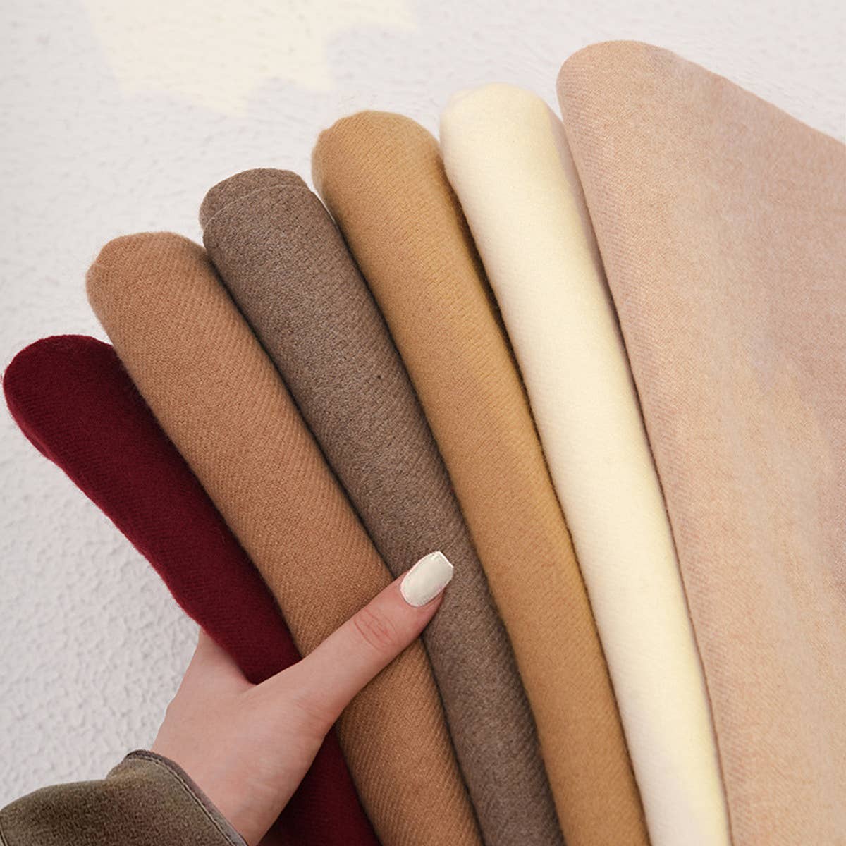 Winter Scarf Shawl - Soft Warm Fringe Design