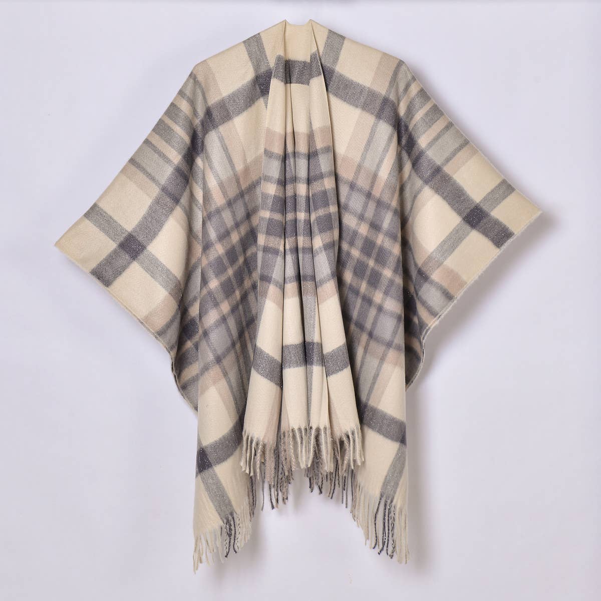 Reversible Plaid Faux Cashmere Scarf ? Winter Wrap