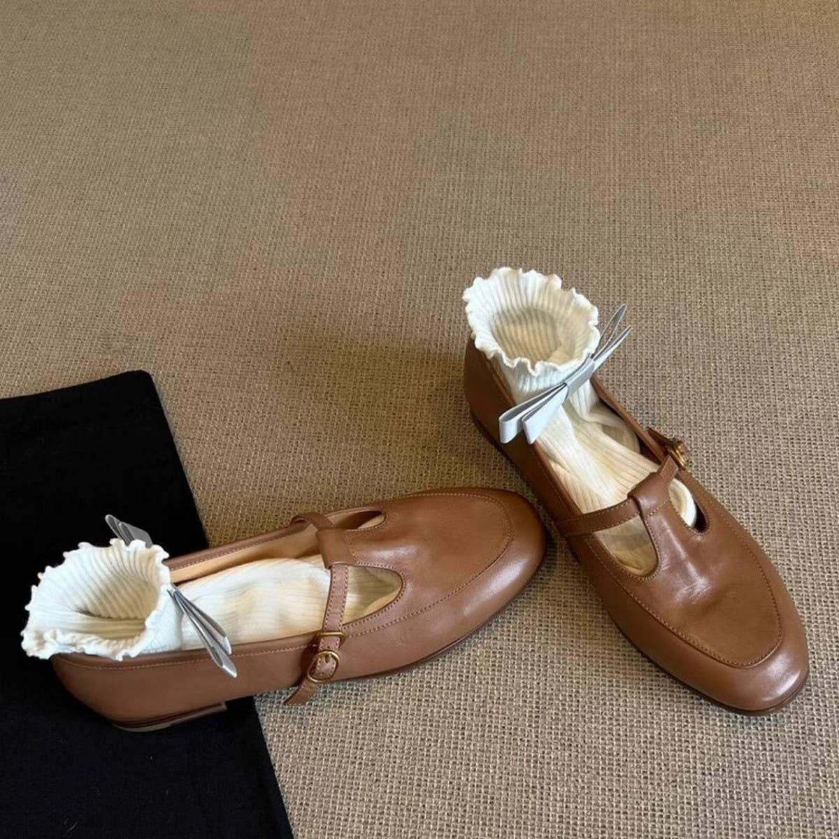 Vintage Leather Mary Jane Loafers