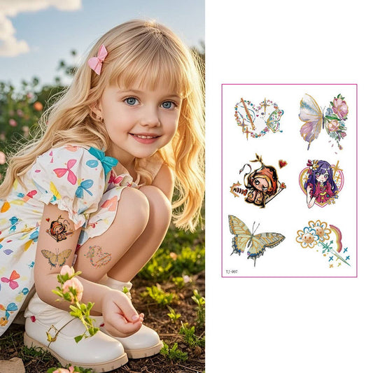 Gold Foil Tattoo Stickers for Girls ?Chic & Classy