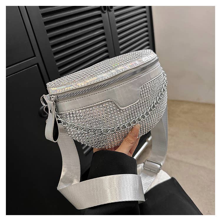 Single-shoulder crossbody casual waist bag