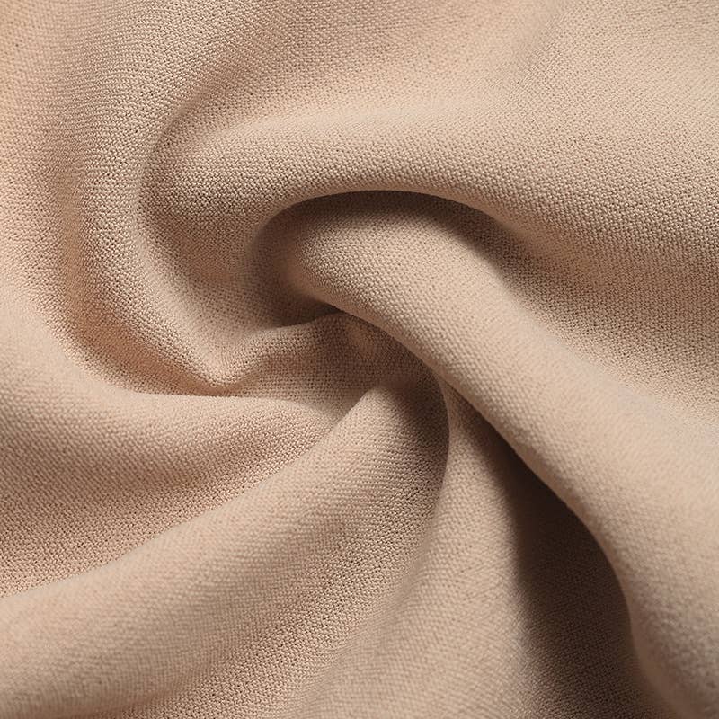 Solid-color casual lace-up V-neck stylish shirt