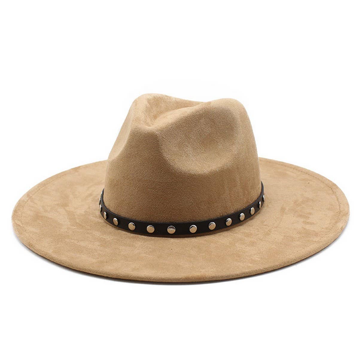 HEART-SHAPED SUEDE ETHNIC STYLE WIDE-BRIMMED HAT_CWAH2522