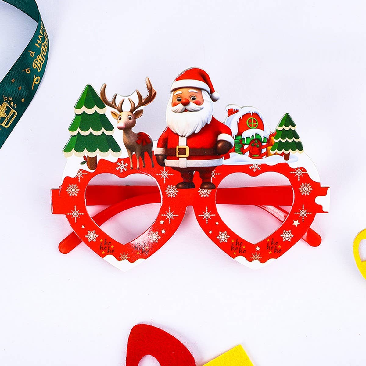 CREATIVE CHRISTMAS GIFT DECORATION GLASSES FRAME