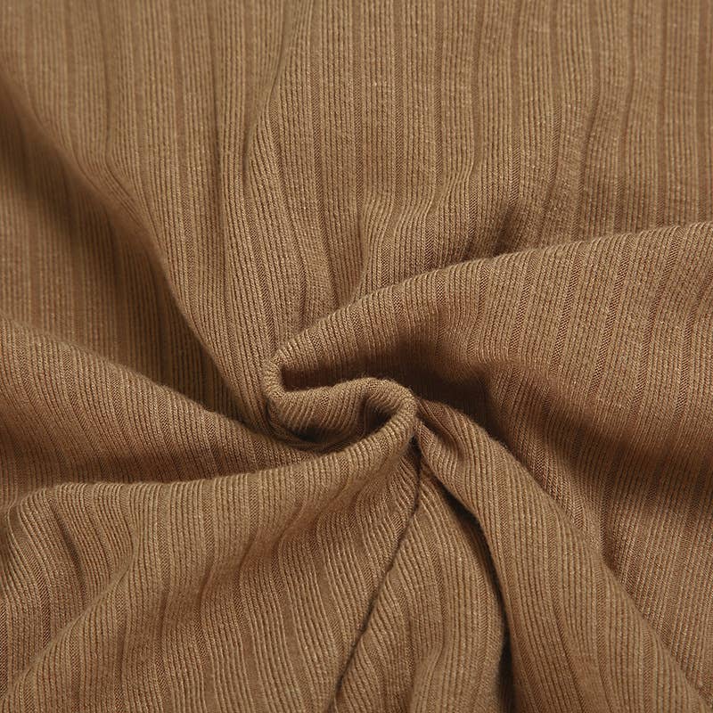 VINTAGE PATCHWORK LEOPARD POLO-NECK KNIT T-SHIRT