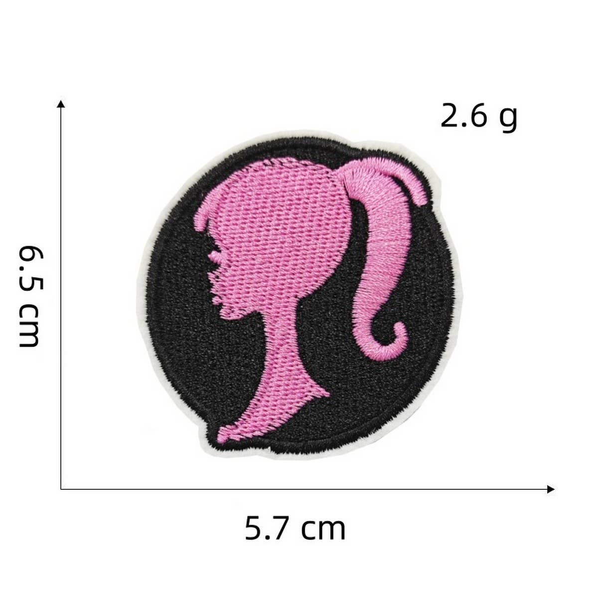 NEW PINK CARTOON EMBROIDERED CLOTH PATCH